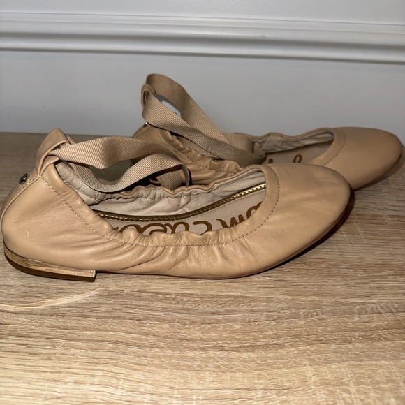 Sam Edelman Women's Fallon Wraparound Beige Ballet‎ Flats Shoes Sz 6 ***** - Picture 4 of 10